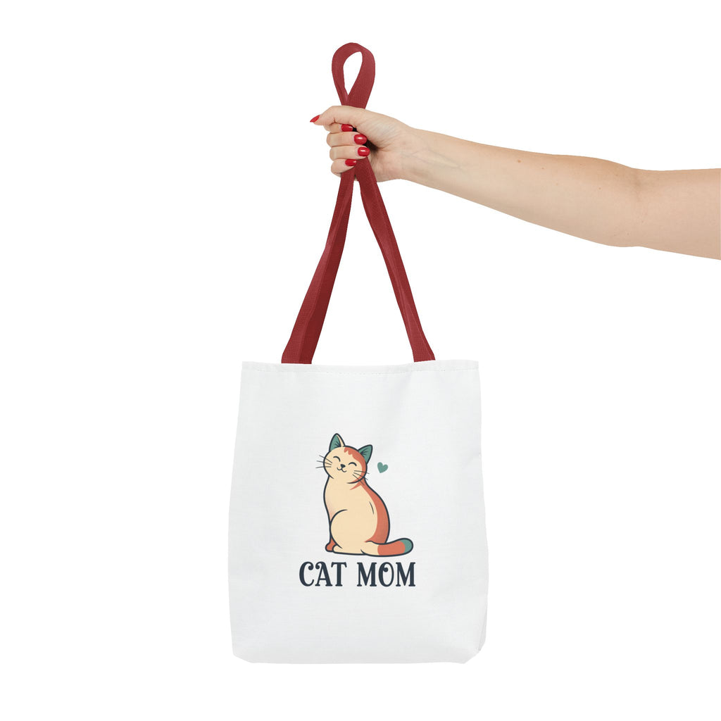 Cat Mom Tote Bag — Cute Cat Mom Canvas Tote for Shopping & Gifts