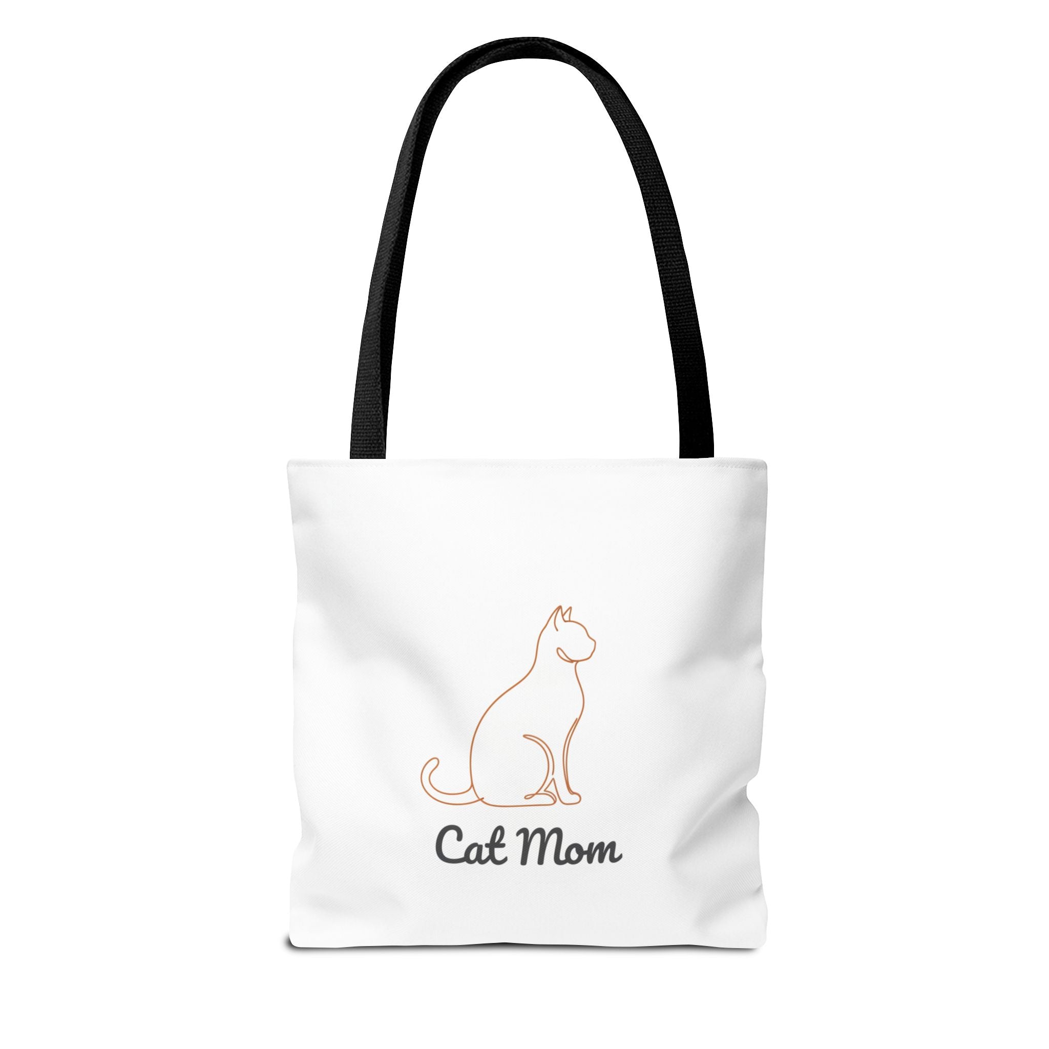 Cat Mom Tote Bag – Cute Cat Mom Canvas Carryall