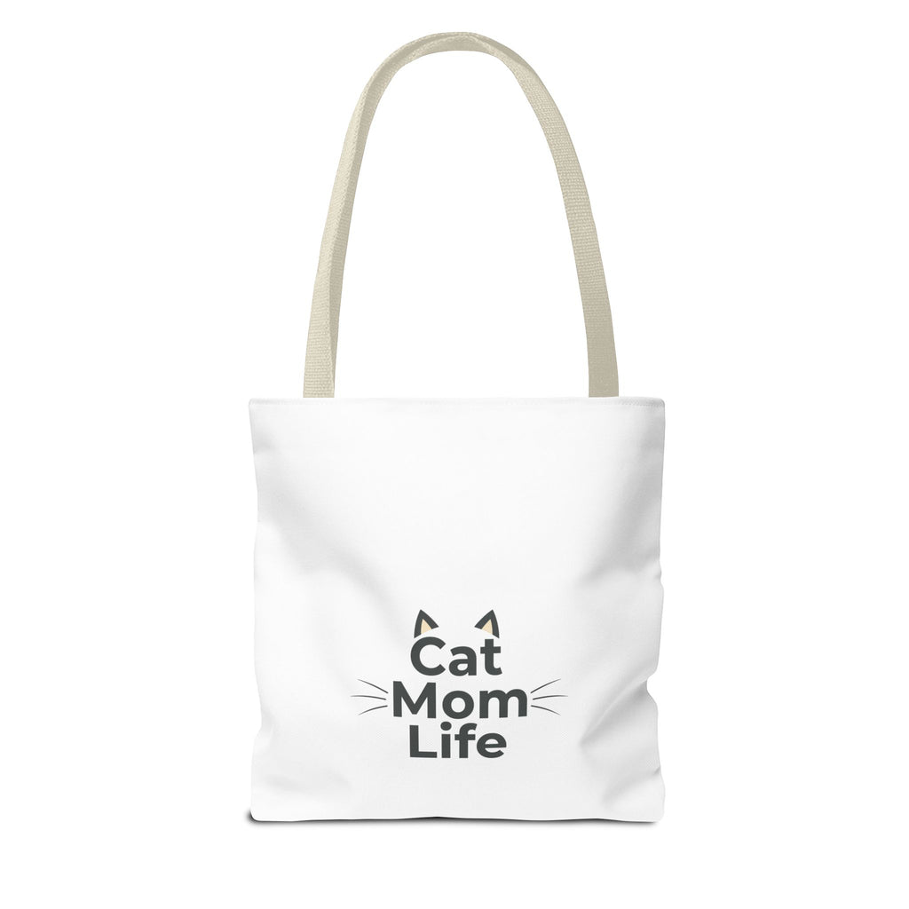Cat Mon Life Tote Bag — Cute Cat Mom Tote for Everyday Use