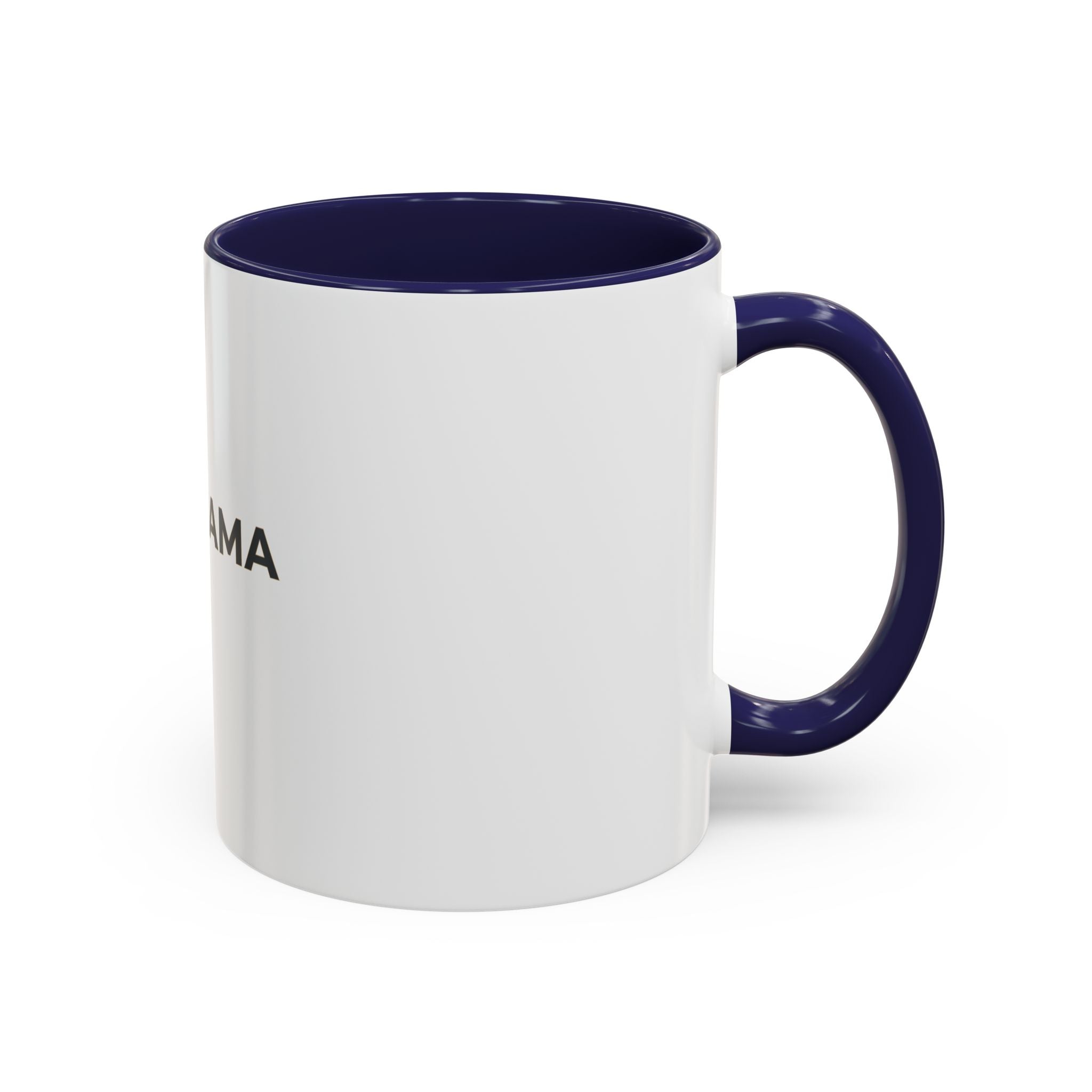 Fur Mama Accent Coffee Mug — Pet Mom Paw Print Gift (11/15 oz)