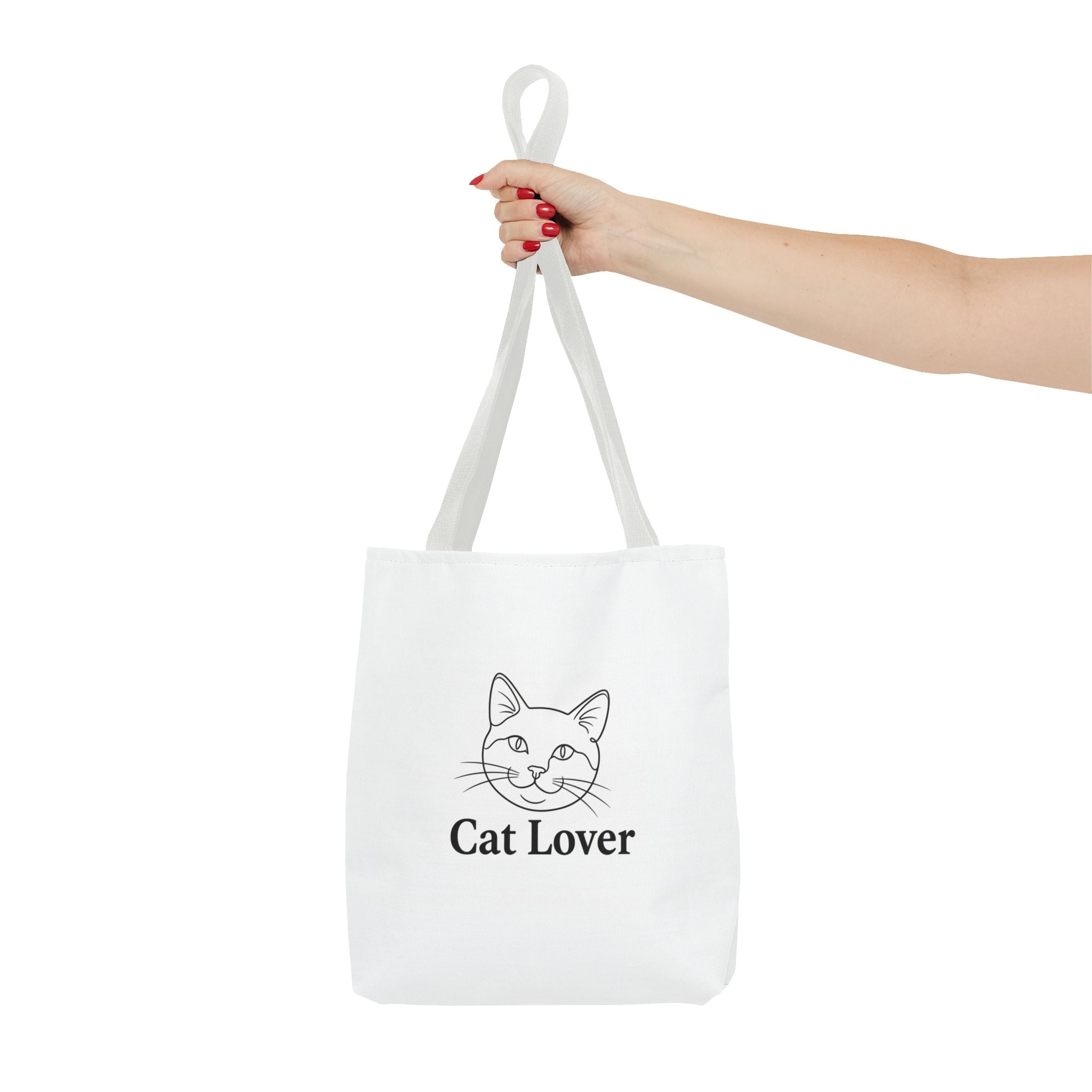 Cat Lover  Tote Bag — Cute Cat Design Canvas Tote