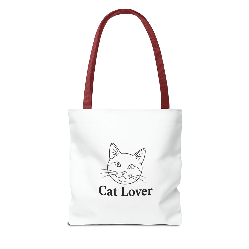 Cat Lover  Tote Bag — Cute Cat Design Canvas Tote