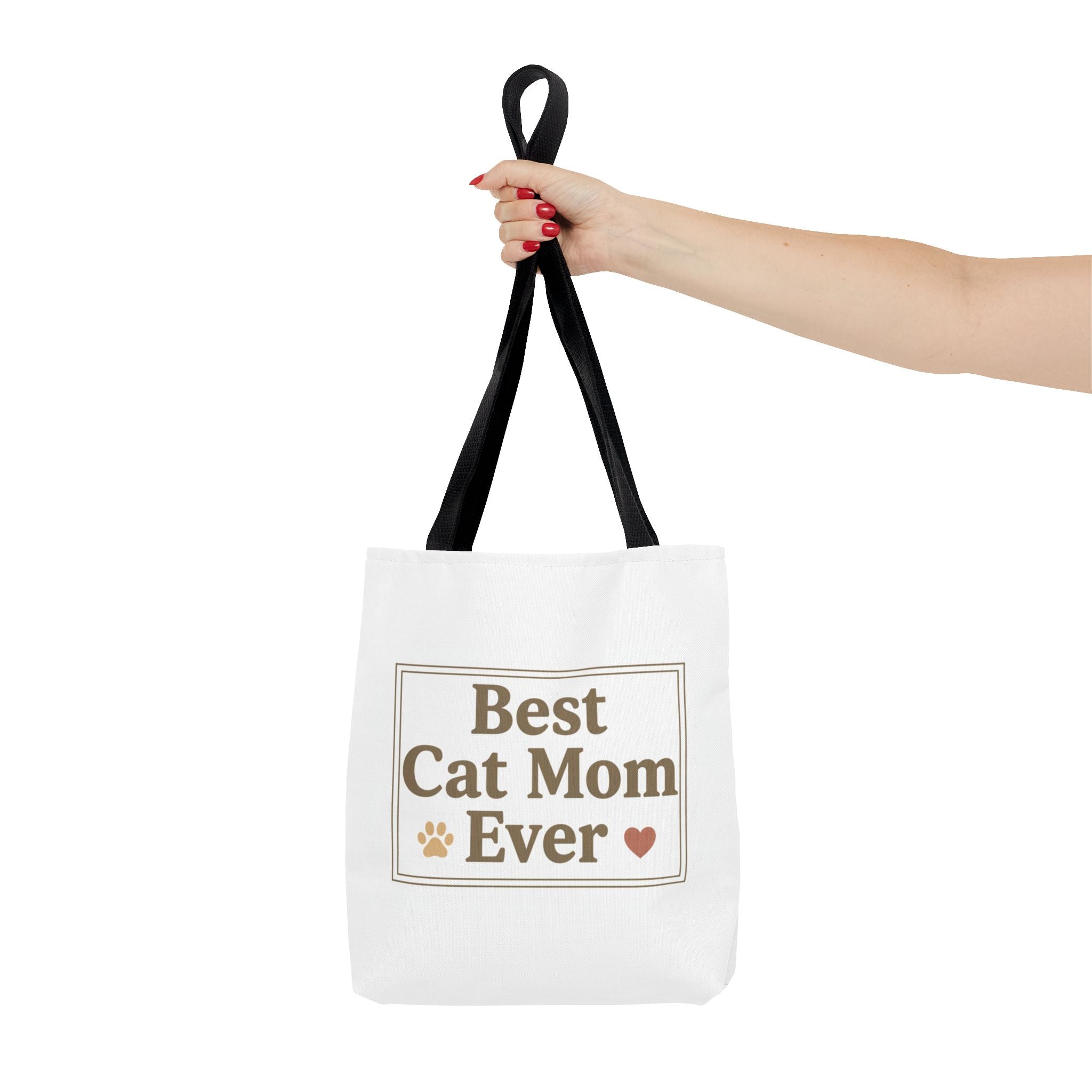 Best Cat Mom Ever Tote Bag — Cute Cat Mom Gift