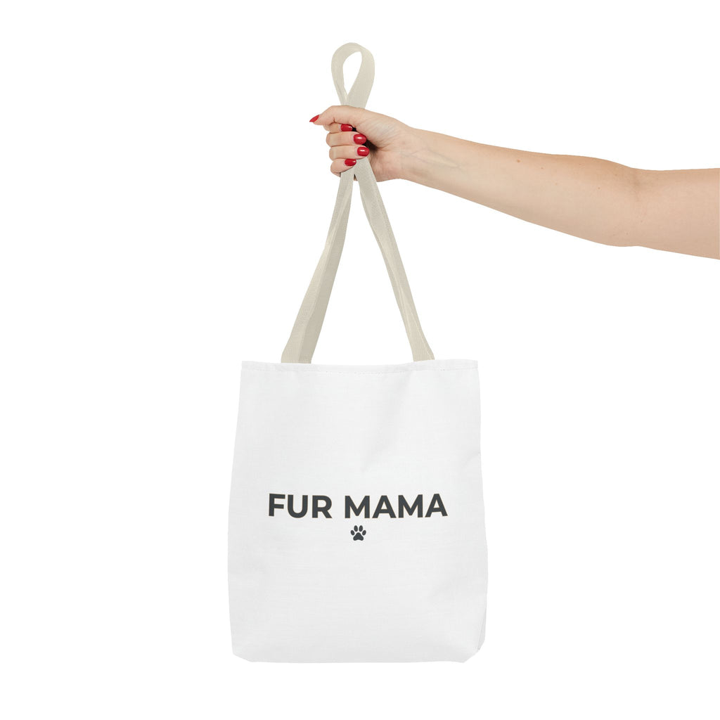 Fur Mama Tote Bag — Cute Pet Mom Canvas Carryall