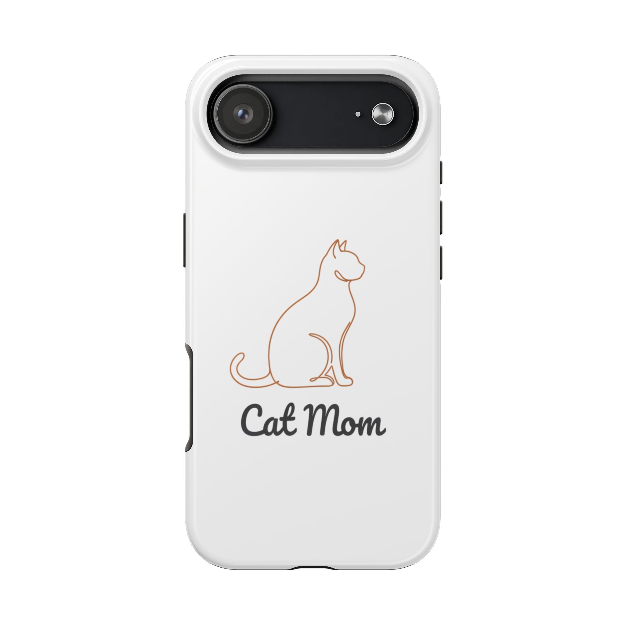 Cat Mom Tough Phone Case — Durable Protective Phone Cover for Cat Lovers