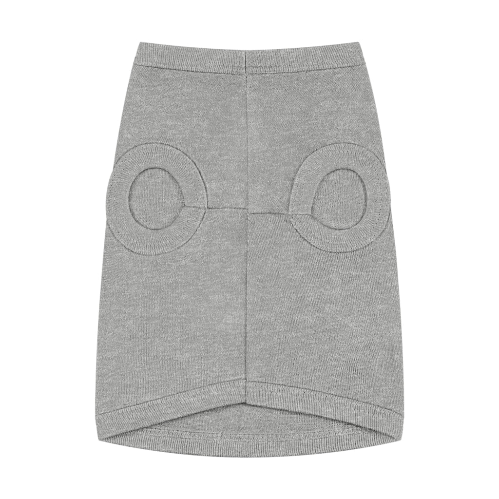 Good Dog Pet Tank Top — Grey Dog Shirt with Retro Yellow Text