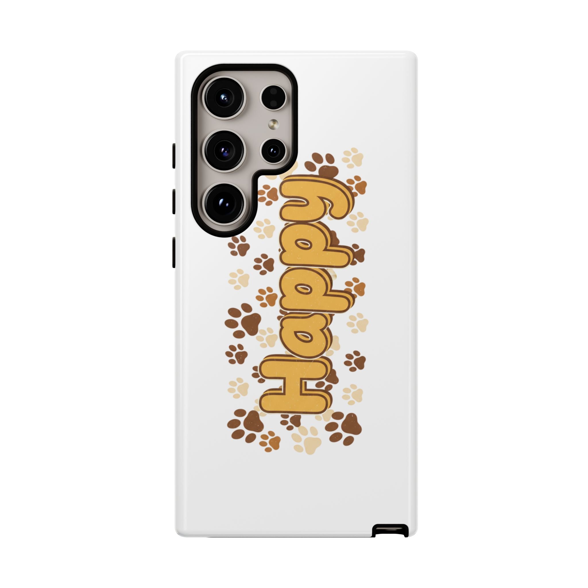 Happy Paw Phone Case — Cute Dog Paw Print iPhone Cover