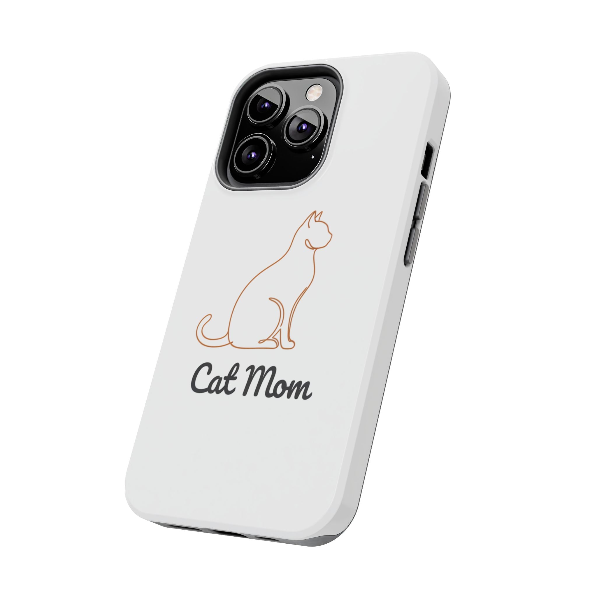 Cat Mom Tough Phone Case — Durable Protective Phone Cover for Cat Lovers