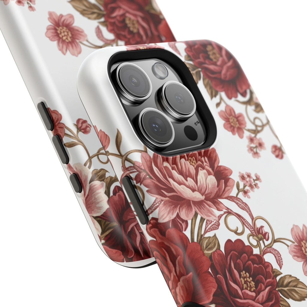 Floral Rose Magnetic Impact Phone Case