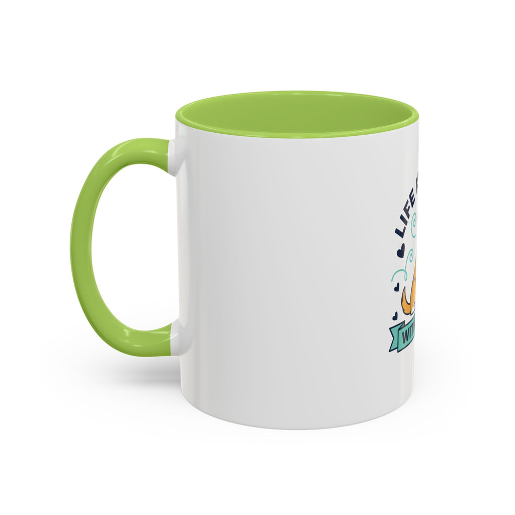 Custom Pet Portrait Mug – Personalized Retriever Ceramic Accent Mug, Coffee & Tea Gift