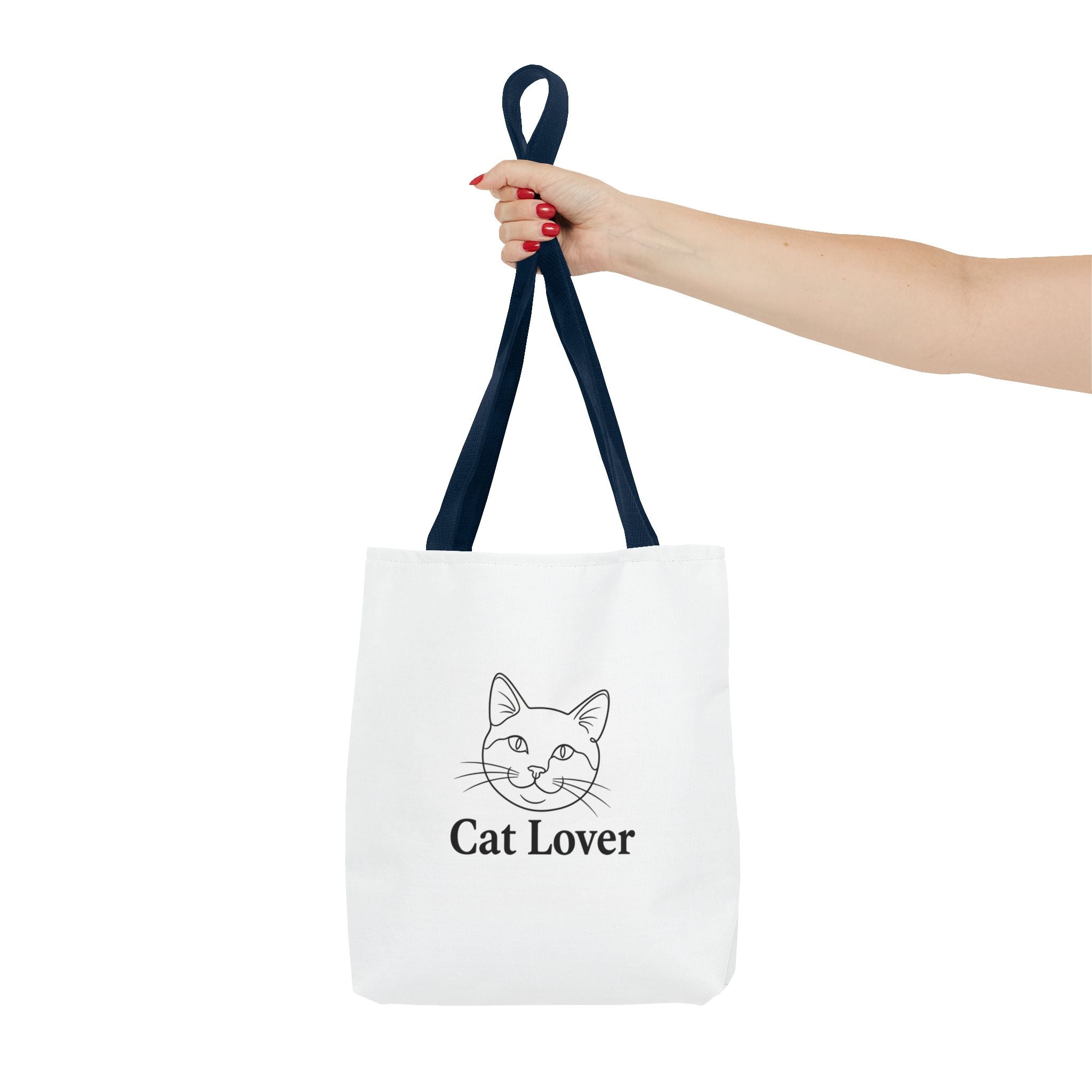 Cat Lover  Tote Bag — Cute Cat Design Canvas Tote
