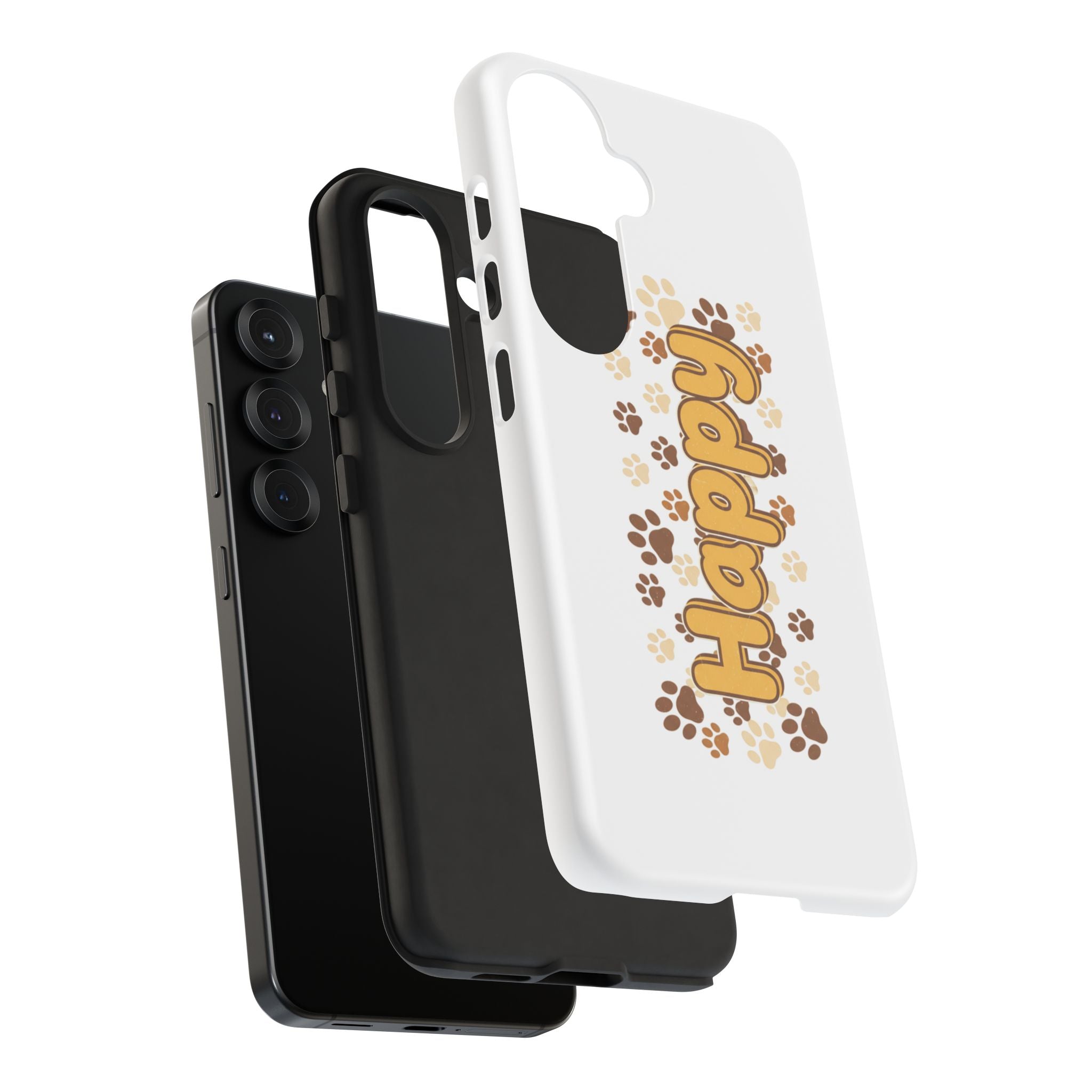 Happy Paw Phone Case — Cute Dog Paw Print iPhone Cover