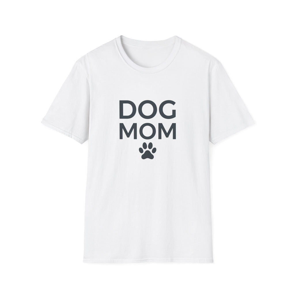 Dog Mom T-Shirt — Paw Print Graphic Tee for Dog Lovers