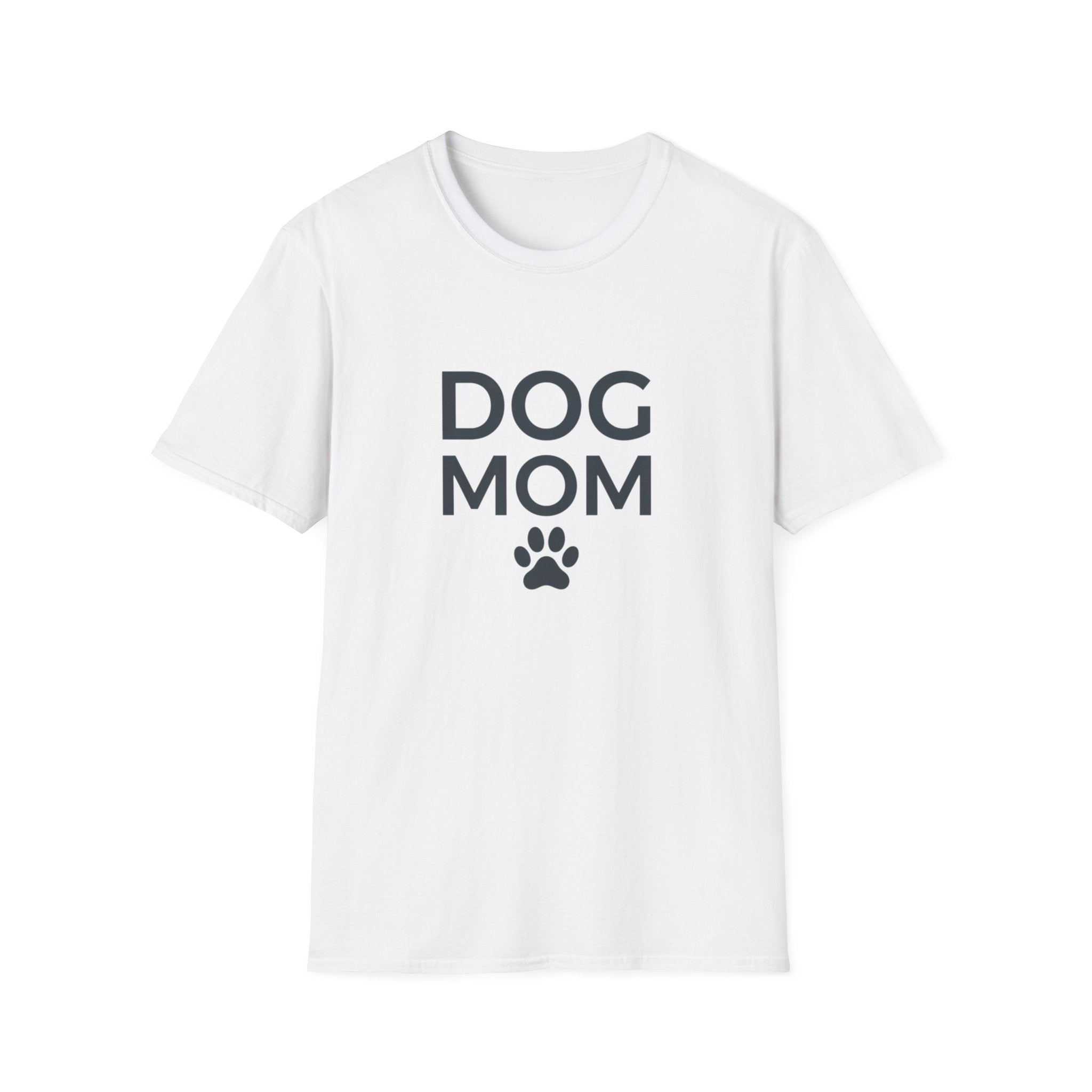 Dog Mom T-Shirt — Paw Print Graphic Tee for Dog Lovers
