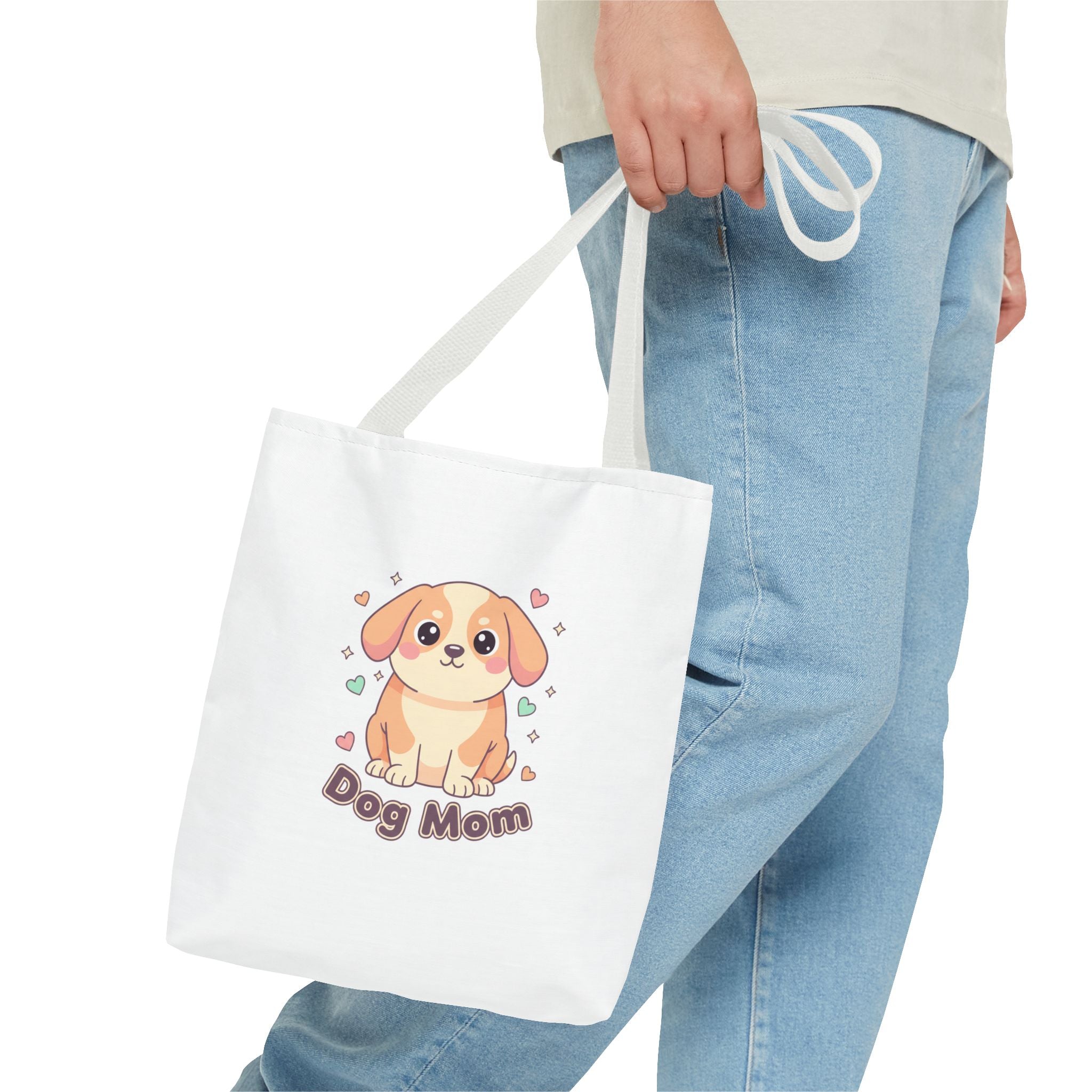 Dog Mom Tote Bag – Cute Dog Mom Canvas Carryall