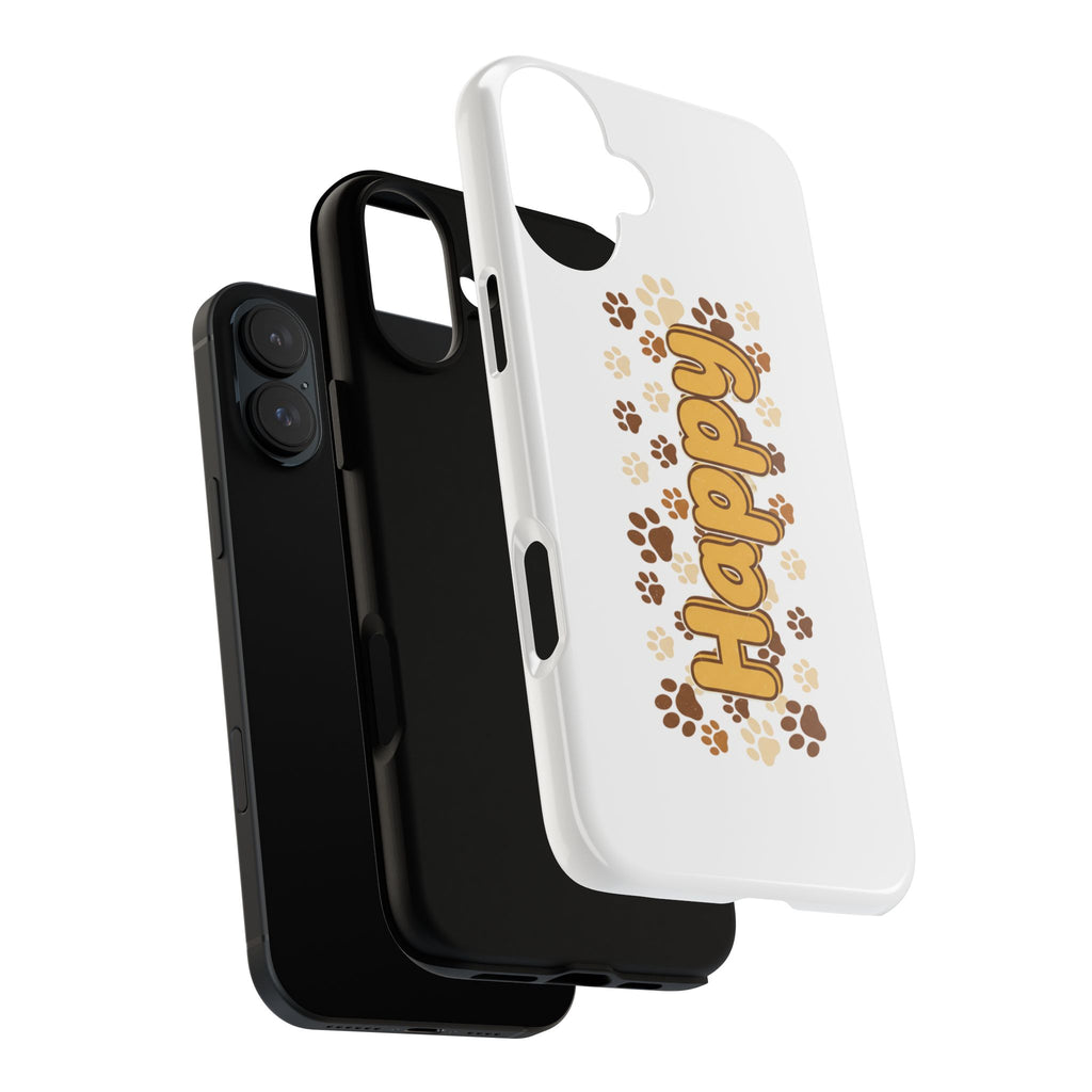 Happy Paw Phone Case — Cute Dog Paw Print iPhone Cover