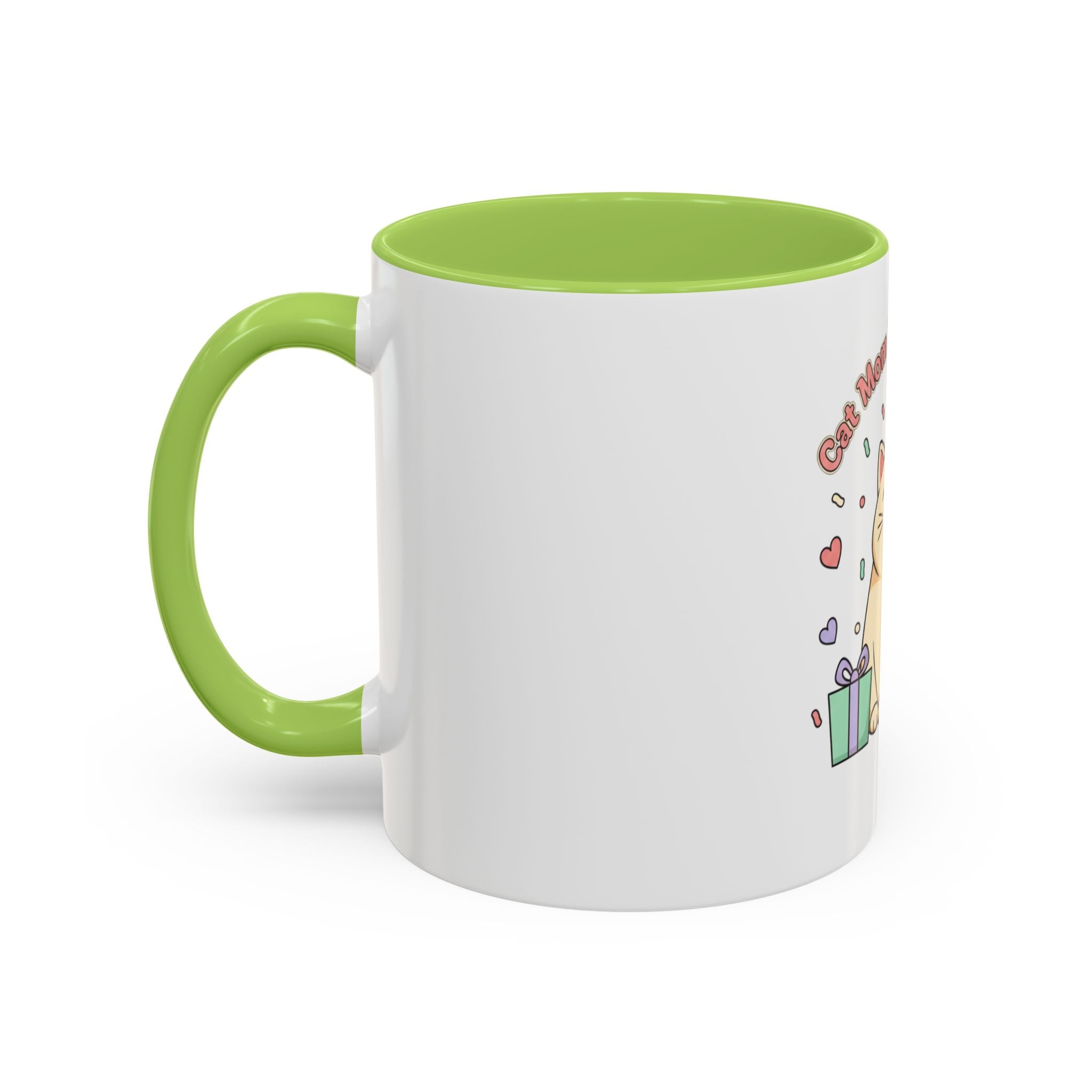 Birthday Cat Coffee Mug — Cute "Cat Mom Birthday Gift" Accent Mug (11/15 oz)