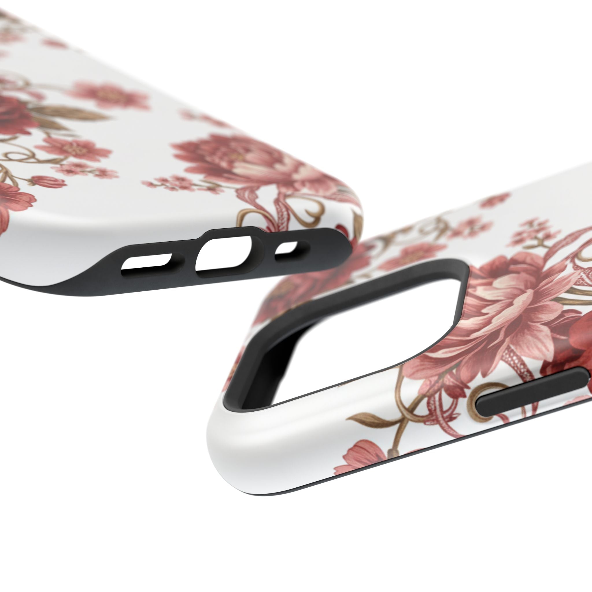 Floral Rose Magnetic Impact Phone Case