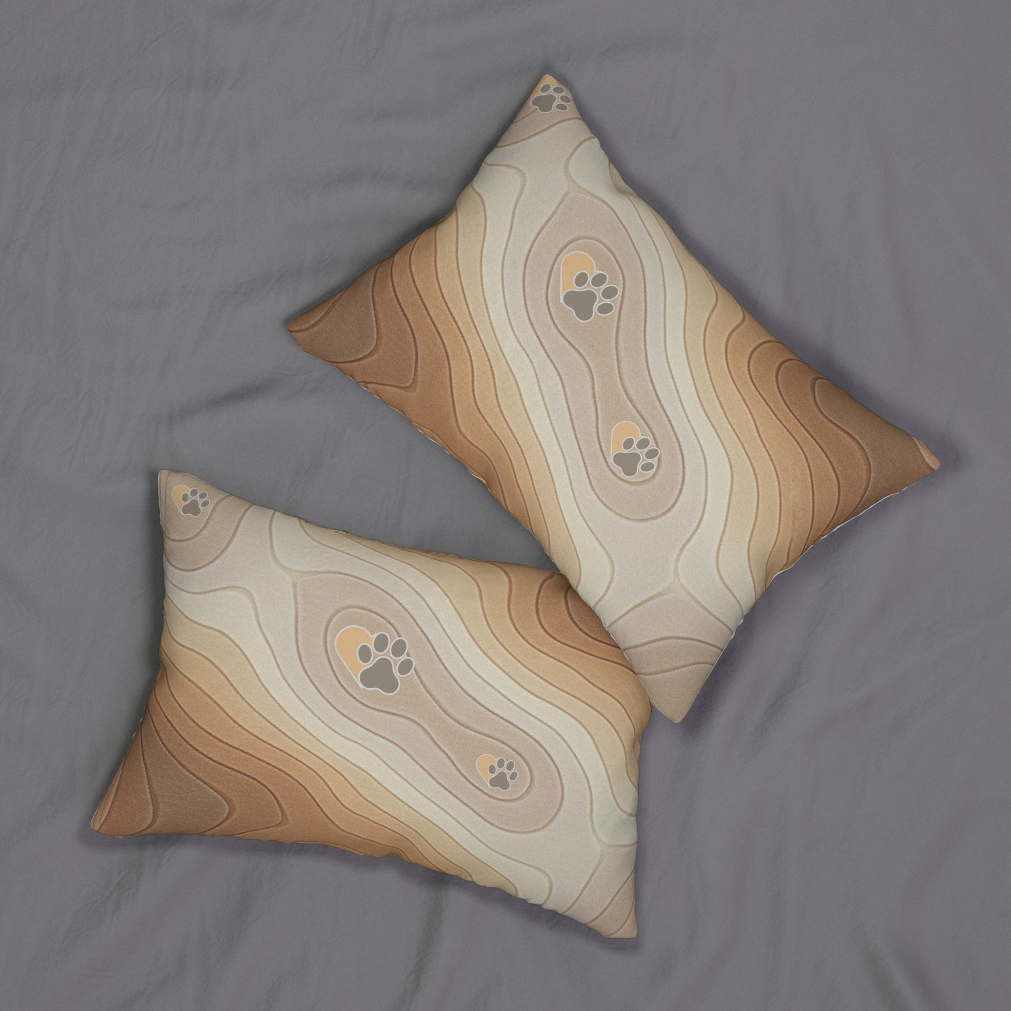 Lumbar Pillow — Decorative Spun Polyester Support Pillow