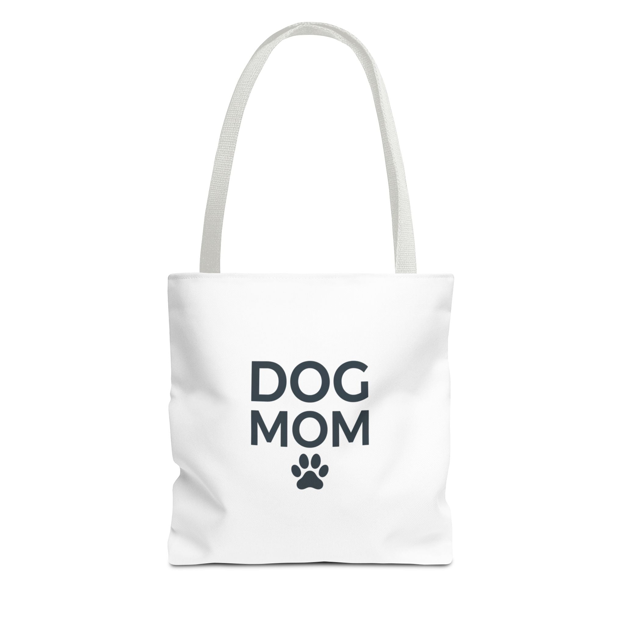 Dog Mom Tote Bag — Cute 'Dog Mom' All-Over Print Canvas Tote