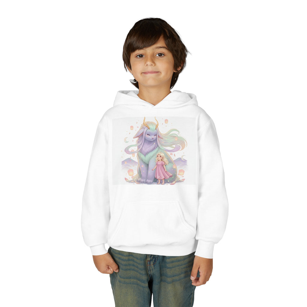 Angel Guardian Hoodie — Youth Magical Creature & Princess Pullover