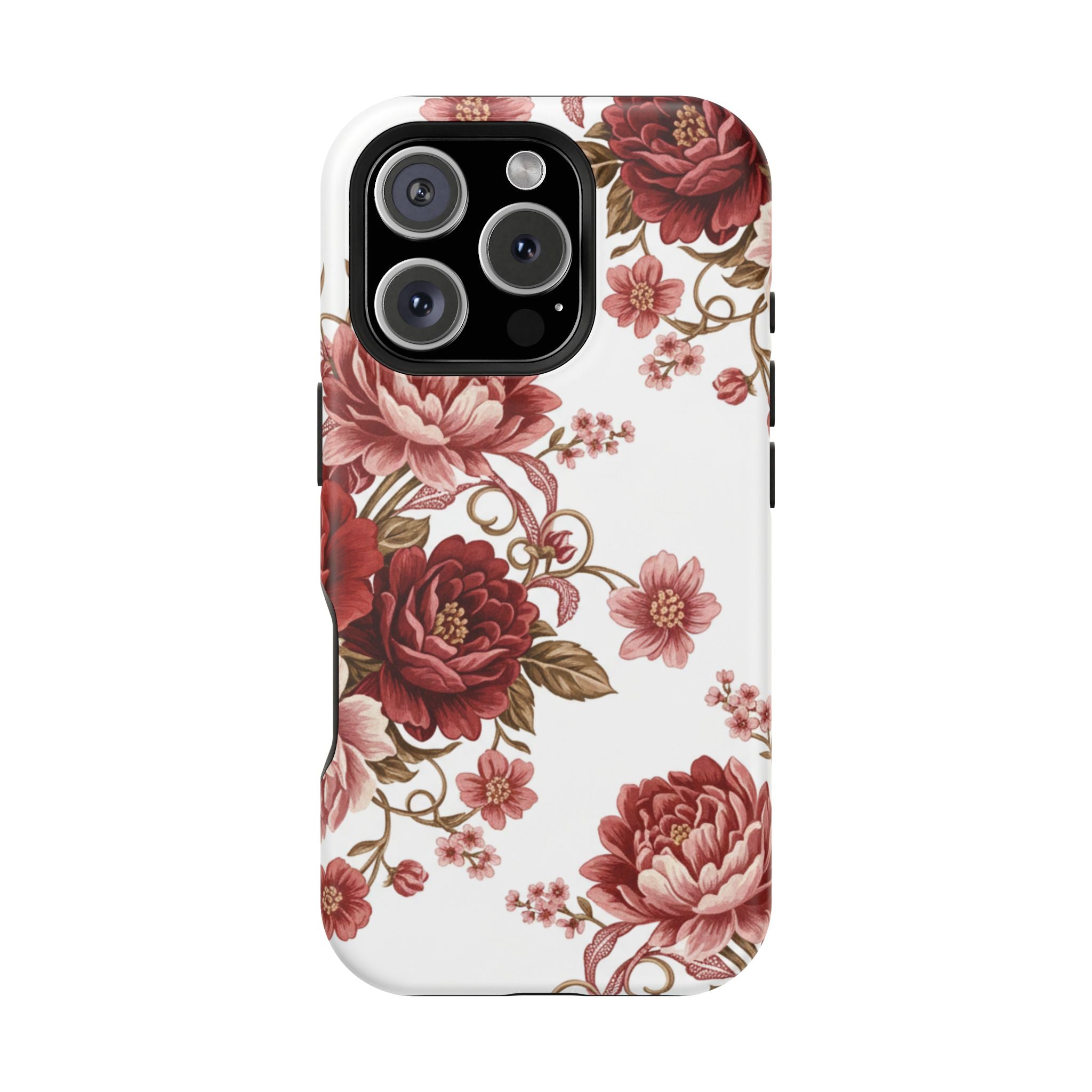 Floral Rose Magnetic Impact Phone Case