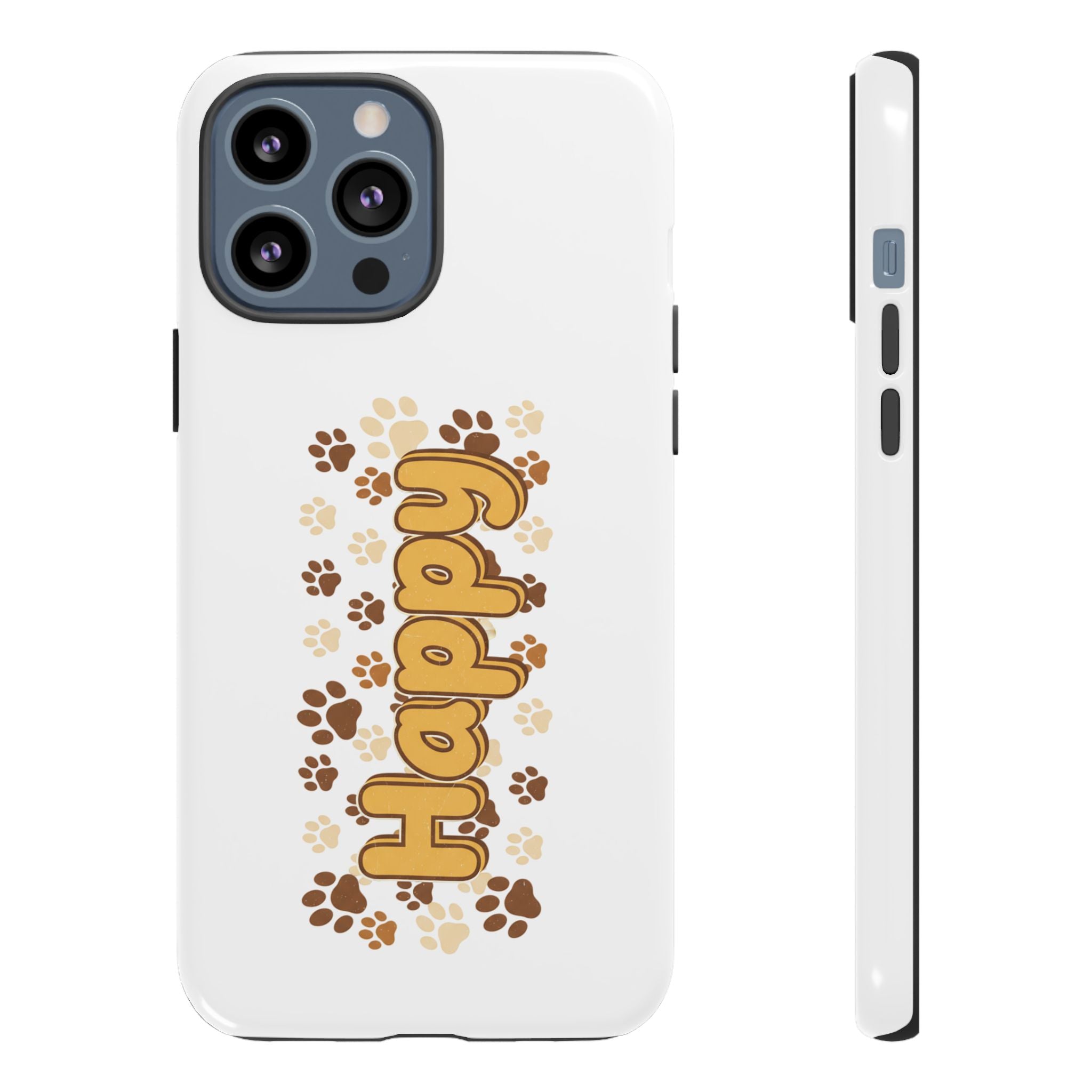 Happy Paw Phone Case — Cute Dog Paw Print iPhone Cover