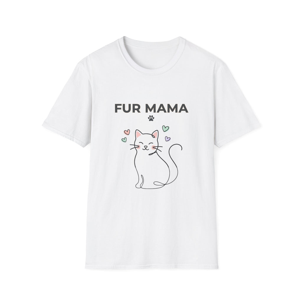 Fur Mama Cat T-Shirt — Cute Cat Mom Graphic Tee