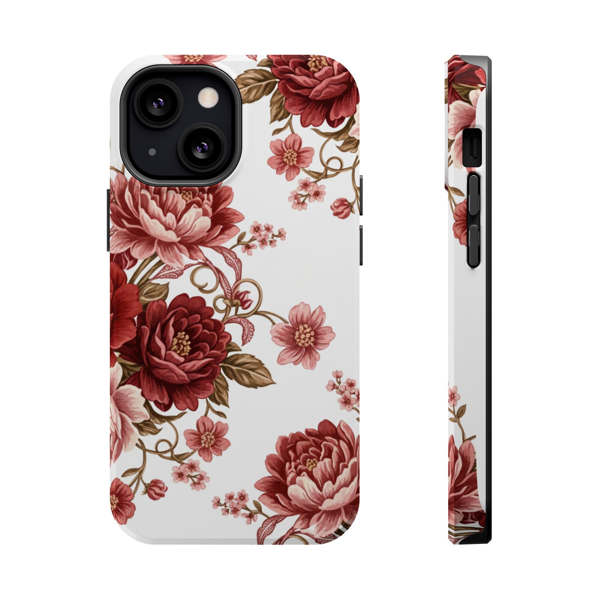 Floral Rose Magnetic Impact Phone Case