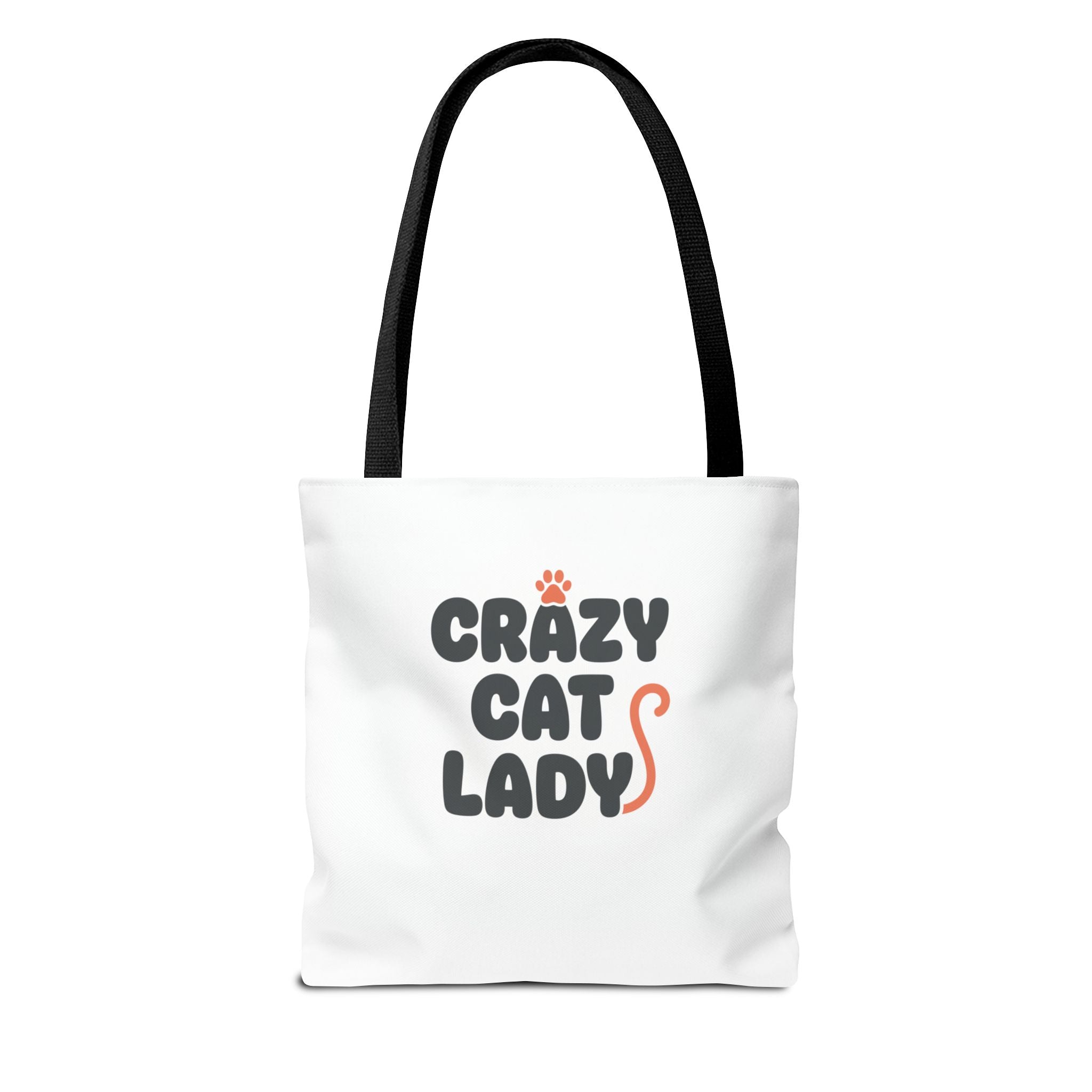 Cracy Cat Ladies Tote Bag — Cute All-Over-Print Cat Design