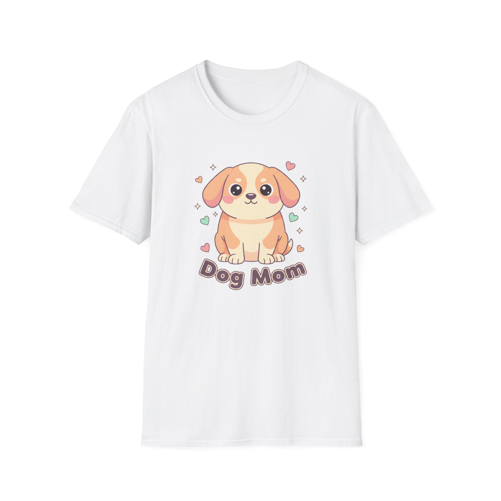 Dog Mom T-Shirt — Cute Cartoon Puppy Graphic Tee for Dog Lovers