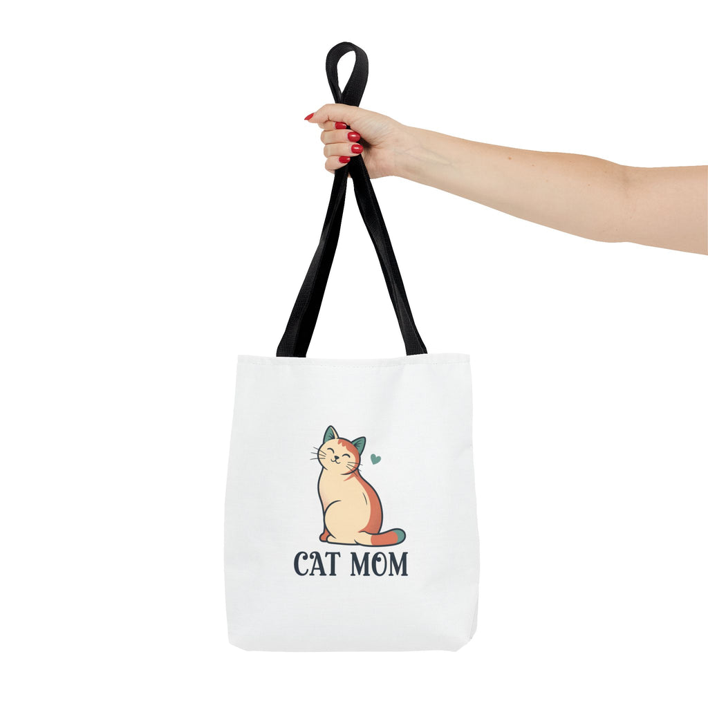 Cat Mom Tote Bag — Cute Cat Mom Canvas Tote for Shopping & Gifts