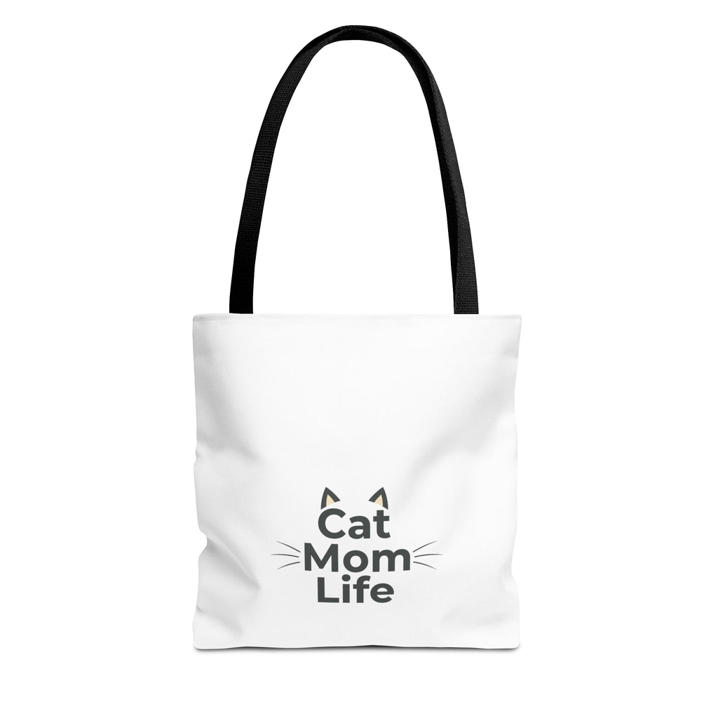 Cat Mon Life Tote Bag — Cute Cat Mom Tote for Everyday Use