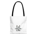 Cat Mon Life Tote Bag — Cute Cat Mom Tote for Everyday Use