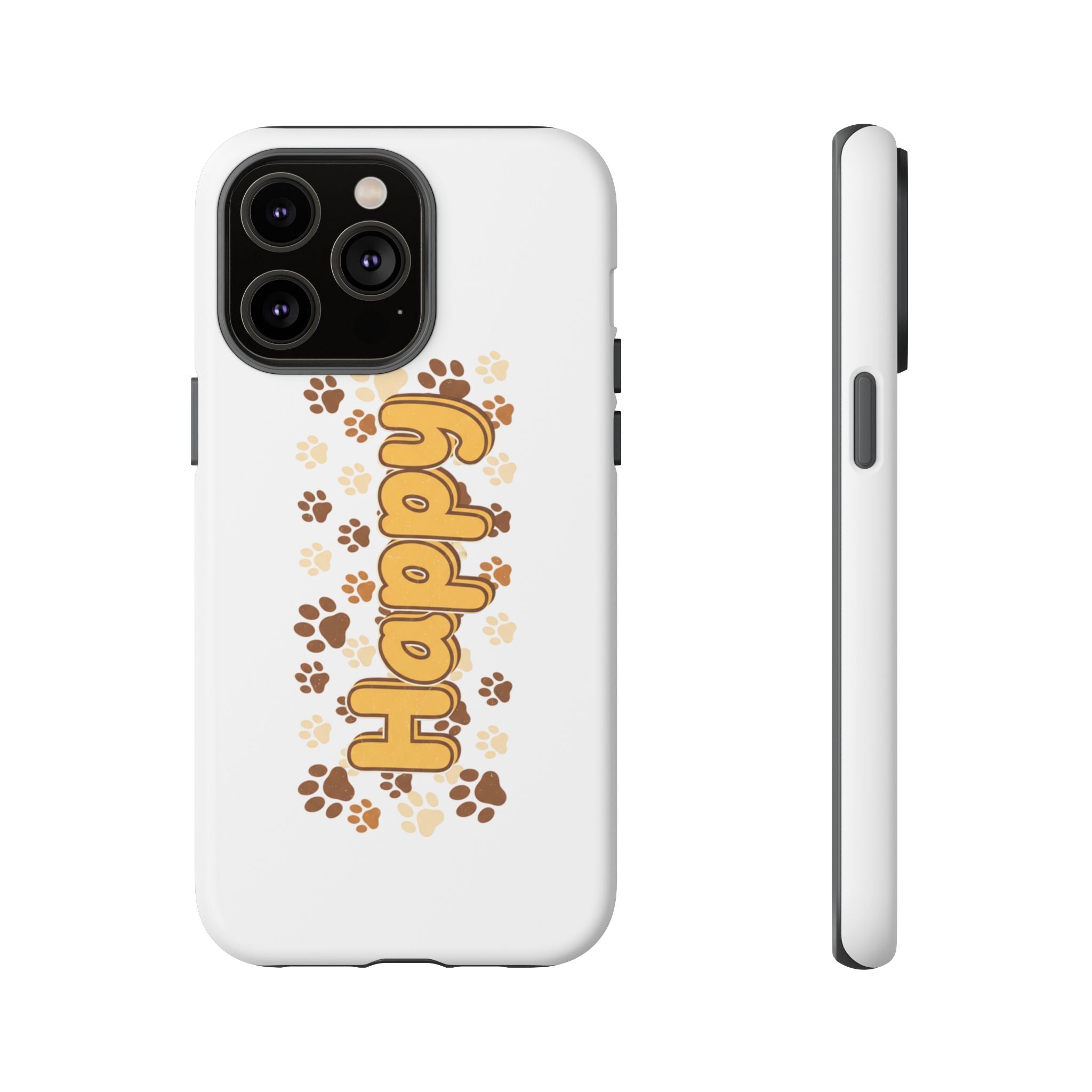 Happy Paw Phone Case — Cute Dog Paw Print iPhone Cover