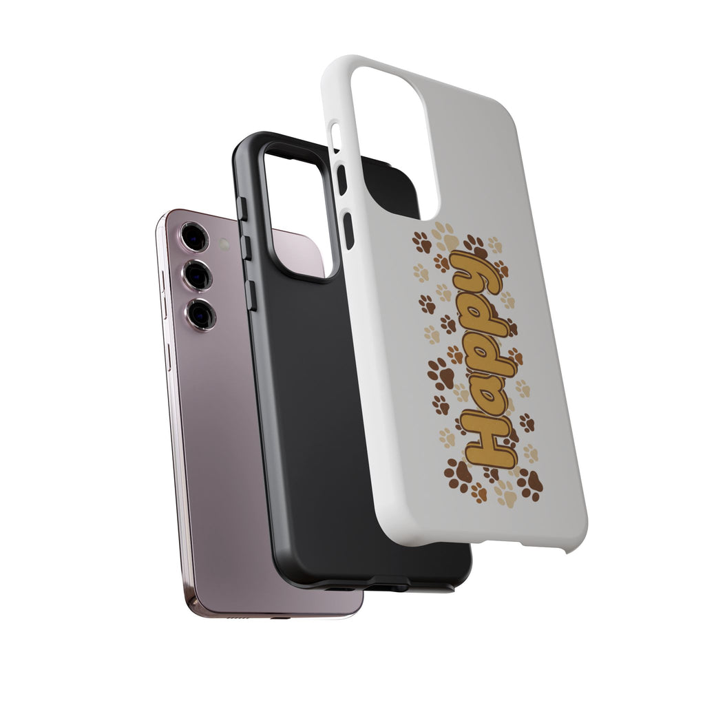 Happy Paw Phone Case — Cute Dog Paw Print iPhone Cover