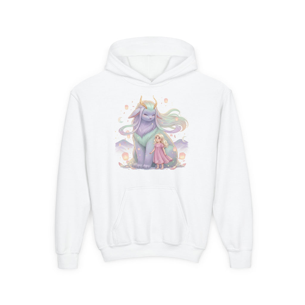 Angel Guardian Hoodie — Youth Magical Creature & Princess Pullover