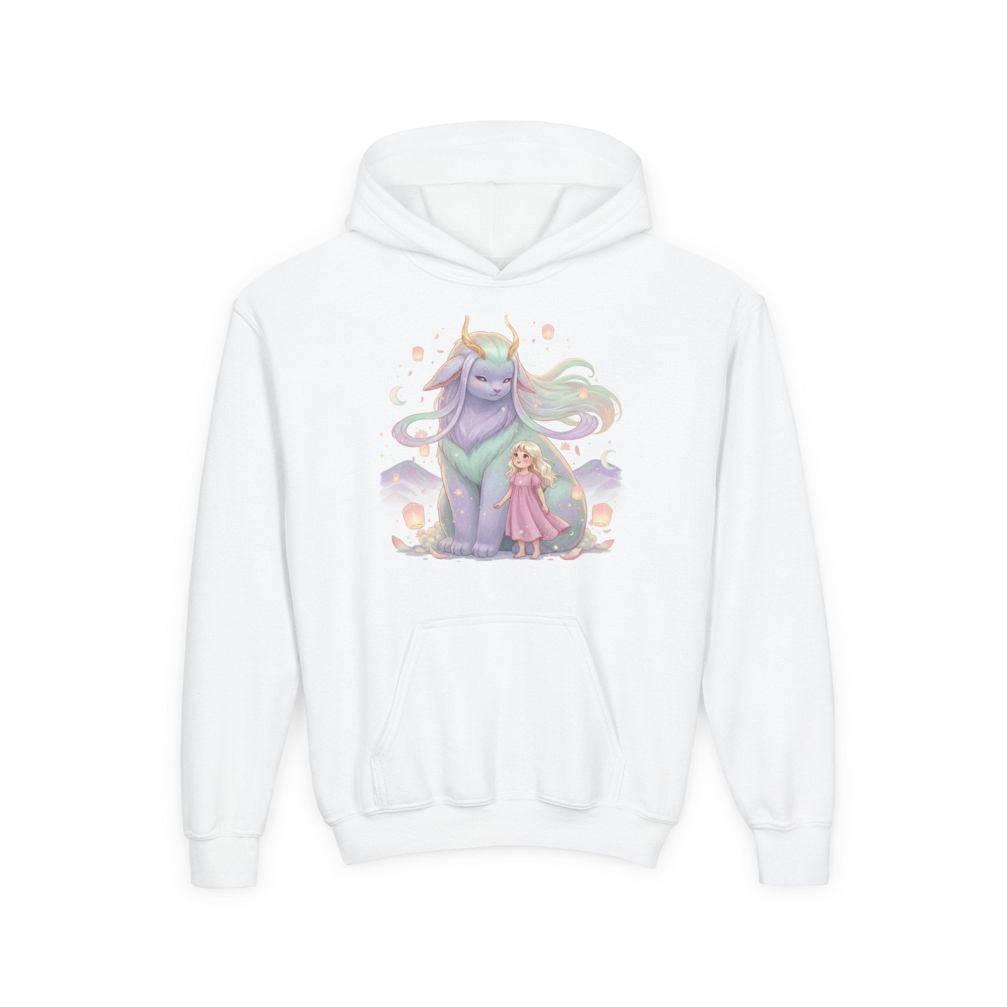 Angel Guardian Hoodie — Youth Magical Creature & Princess Pullover