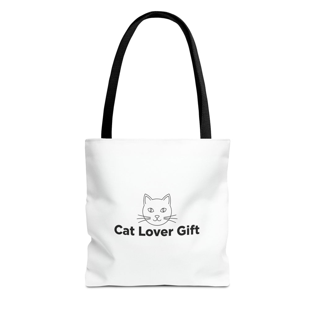 Cat Lover Gift Tote Bag — Cute Cat Design Canvas Tote